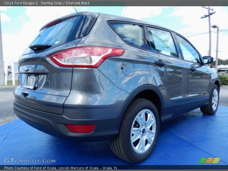 Sterling Gray / Charcoal Black 2014 Ford Escape S
