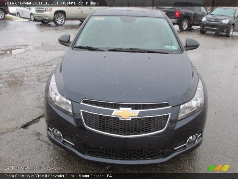 Blue Ray Metallic / Jet Black 2014 Chevrolet Cruze LT