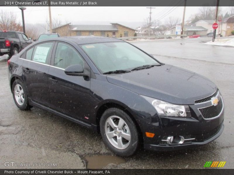 Blue Ray Metallic / Jet Black 2014 Chevrolet Cruze LT