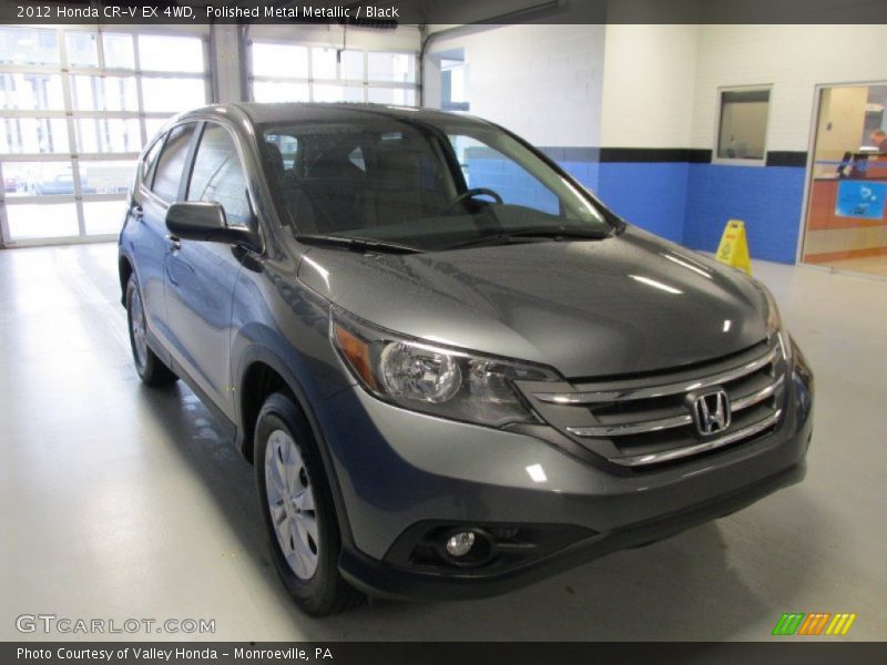 Polished Metal Metallic / Black 2012 Honda CR-V EX 4WD