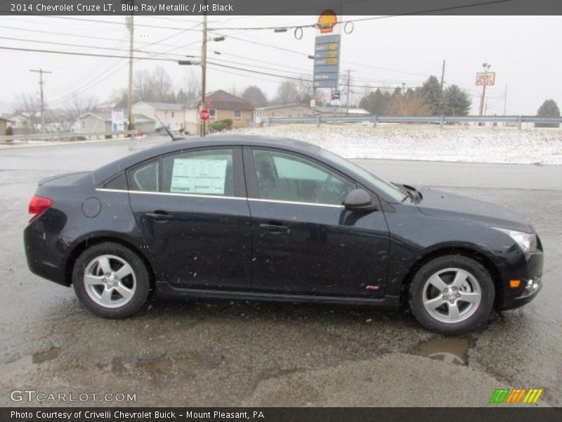 Blue Ray Metallic / Jet Black 2014 Chevrolet Cruze LT
