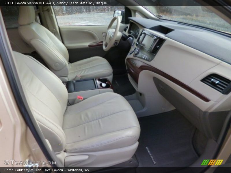 Sandy Beach Metallic / Bisque 2011 Toyota Sienna XLE AWD