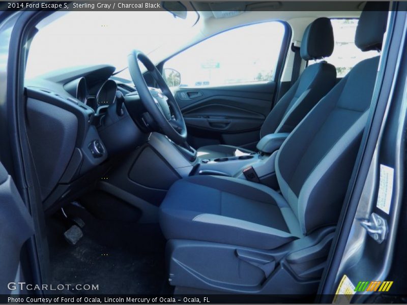 Sterling Gray / Charcoal Black 2014 Ford Escape S