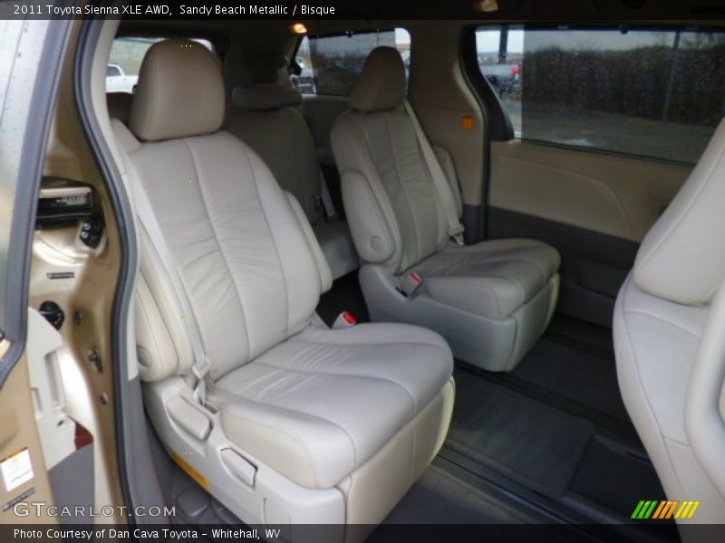 Sandy Beach Metallic / Bisque 2011 Toyota Sienna XLE AWD