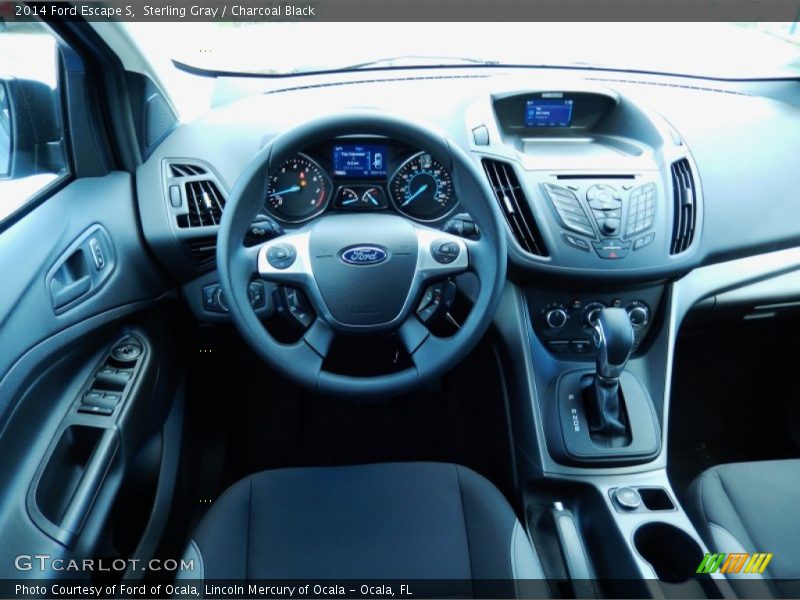Sterling Gray / Charcoal Black 2014 Ford Escape S