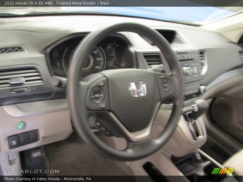 Polished Metal Metallic / Black 2012 Honda CR-V EX 4WD