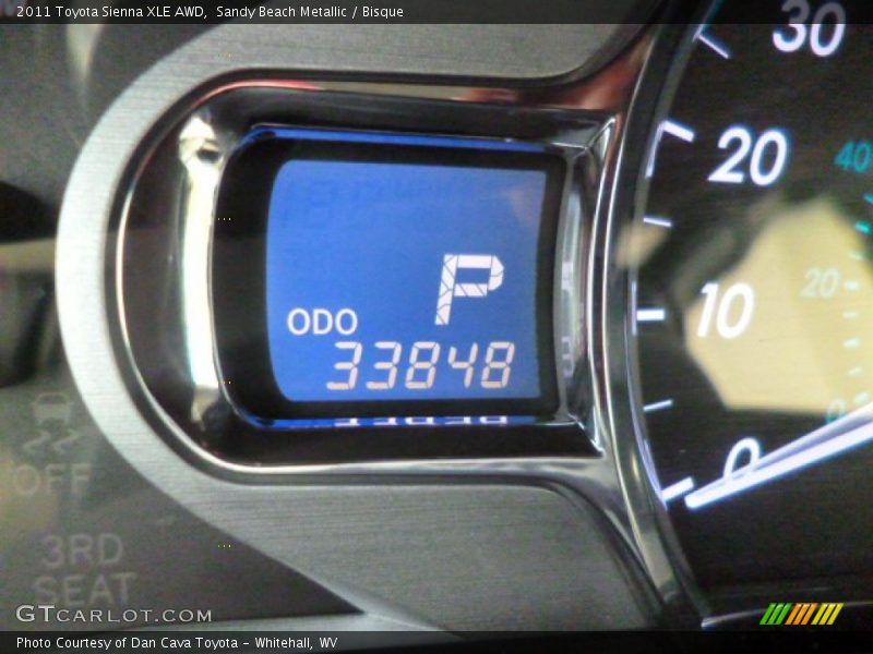 Sandy Beach Metallic / Bisque 2011 Toyota Sienna XLE AWD