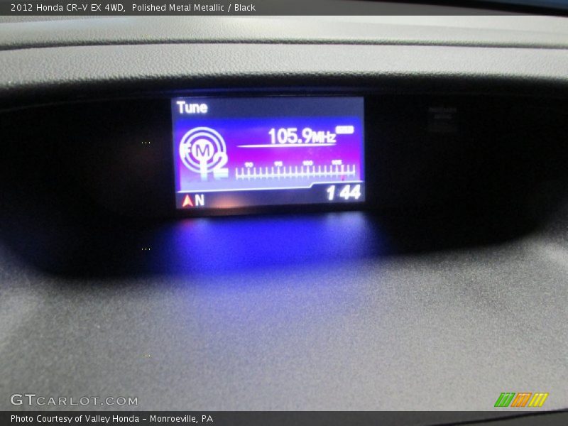 Polished Metal Metallic / Black 2012 Honda CR-V EX 4WD