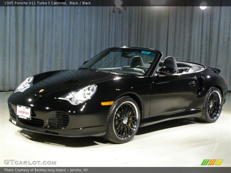 Black / Black 2005 Porsche 911 Turbo S Cabriolet