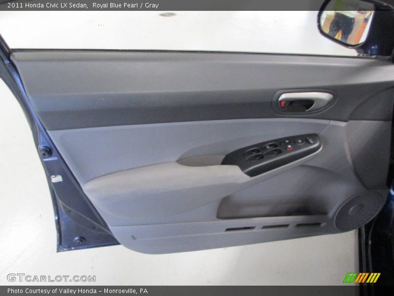 Royal Blue Pearl / Gray 2011 Honda Civic LX Sedan