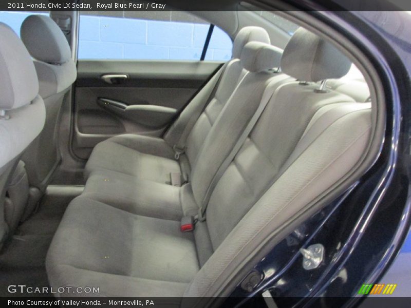 Royal Blue Pearl / Gray 2011 Honda Civic LX Sedan