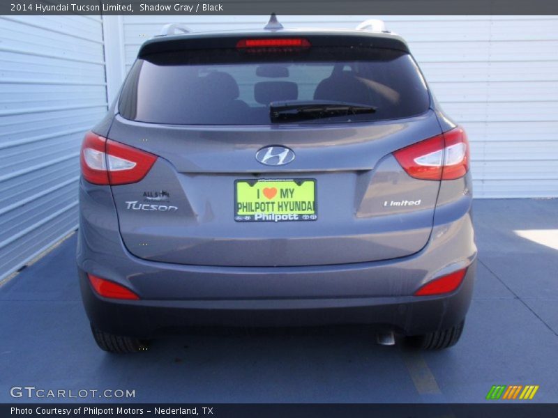 Shadow Gray / Black 2014 Hyundai Tucson Limited