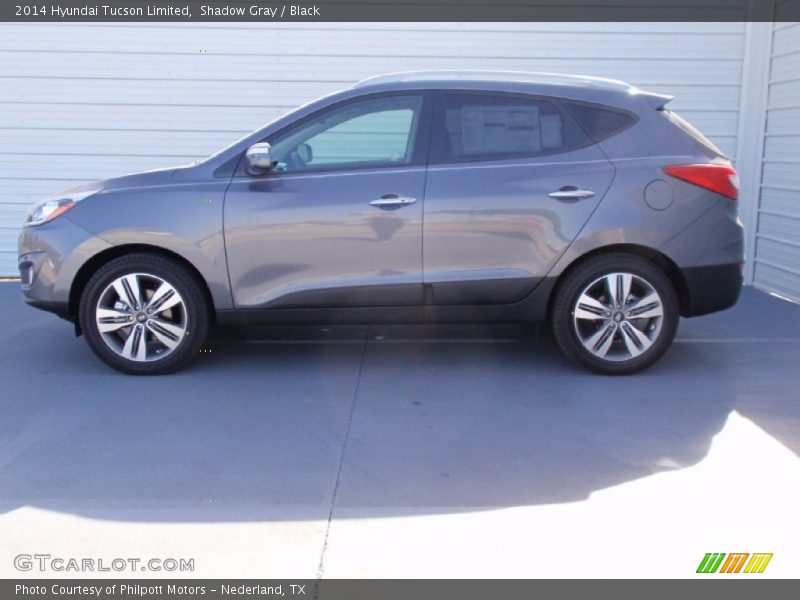 Shadow Gray / Black 2014 Hyundai Tucson Limited