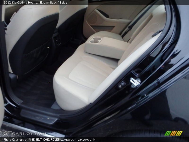 Ebony Black / Beige 2012 Kia Optima Hybrid