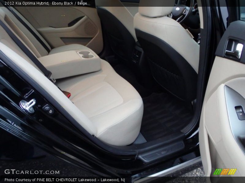 Ebony Black / Beige 2012 Kia Optima Hybrid