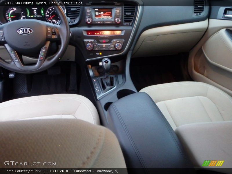 Ebony Black / Beige 2012 Kia Optima Hybrid