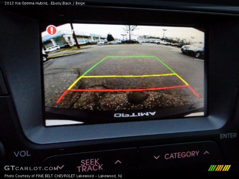 Ebony Black / Beige 2012 Kia Optima Hybrid