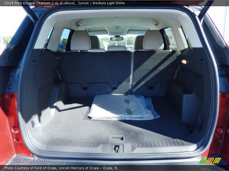 Sunset / Medium Light Stone 2014 Ford Escape Titanium 2.0L EcoBoost