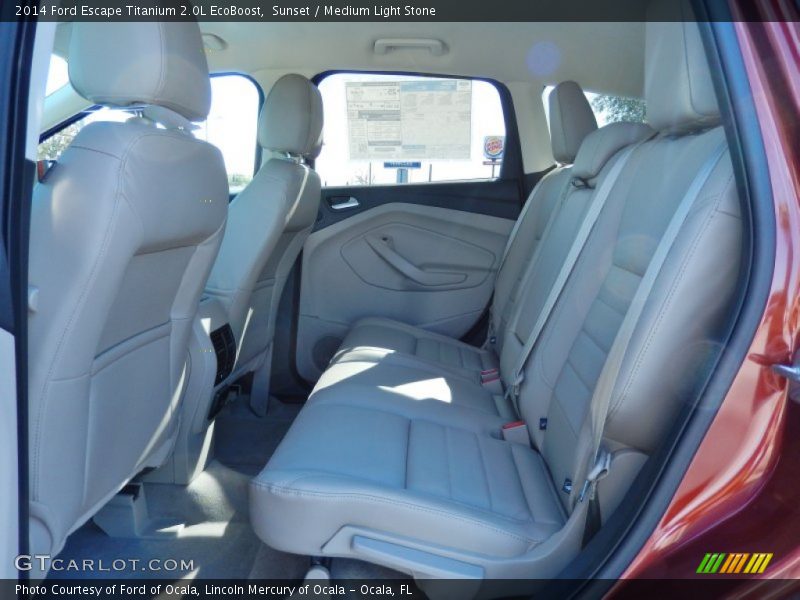 Sunset / Medium Light Stone 2014 Ford Escape Titanium 2.0L EcoBoost