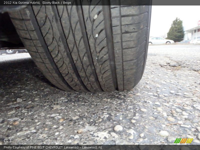 Ebony Black / Beige 2012 Kia Optima Hybrid