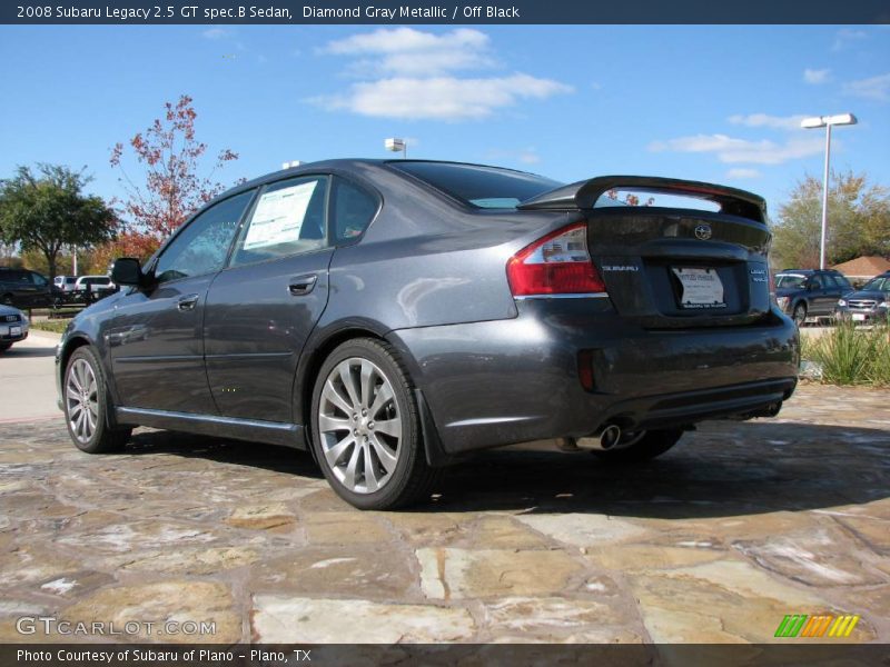 Diamond Gray Metallic / Off Black 2008 Subaru Legacy 2.5 GT spec.B Sedan