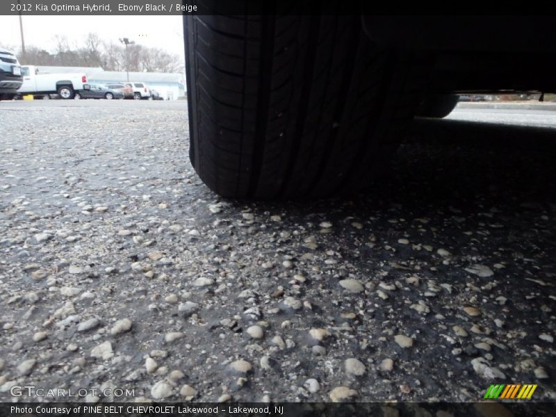 Ebony Black / Beige 2012 Kia Optima Hybrid