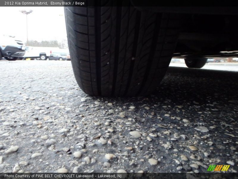 Ebony Black / Beige 2012 Kia Optima Hybrid