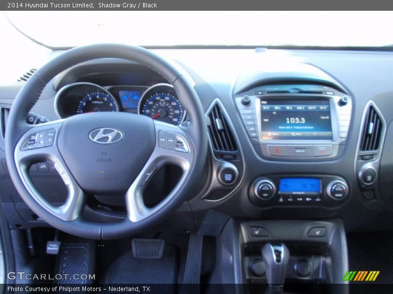 Shadow Gray / Black 2014 Hyundai Tucson Limited