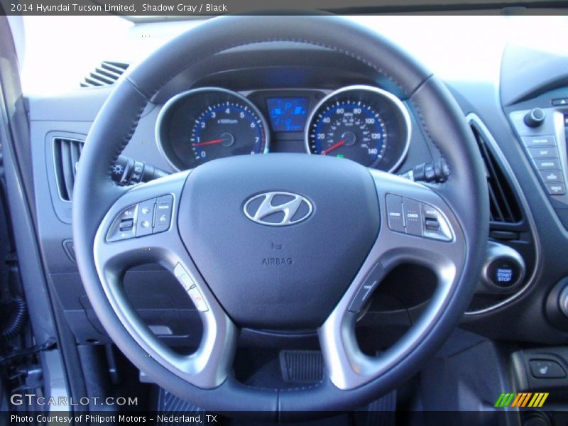 Shadow Gray / Black 2014 Hyundai Tucson Limited