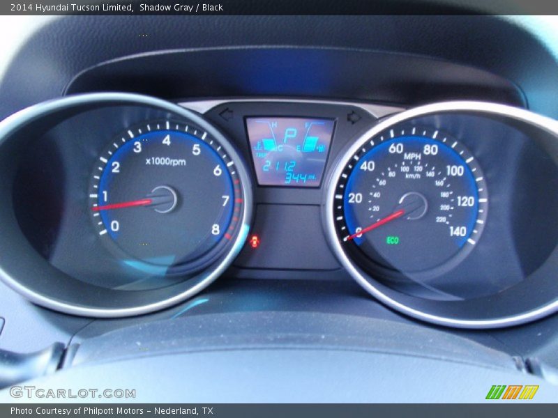 Shadow Gray / Black 2014 Hyundai Tucson Limited