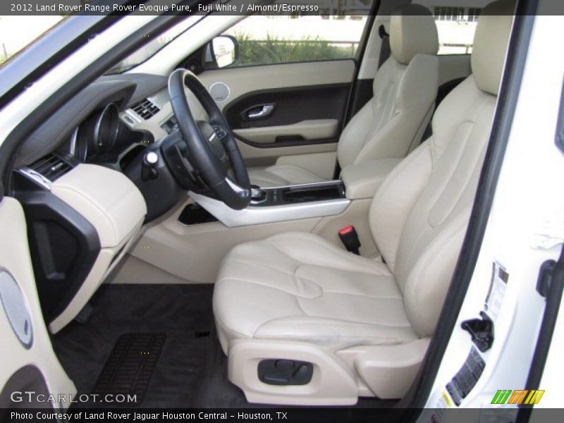 Fuji White / Almond/Espresso 2012 Land Rover Range Rover Evoque Pure