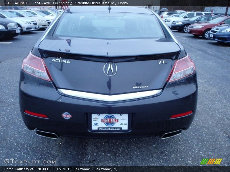 Graphite Luster Metallic / Ebony 2012 Acura TL 3.7 SH-AWD Technology