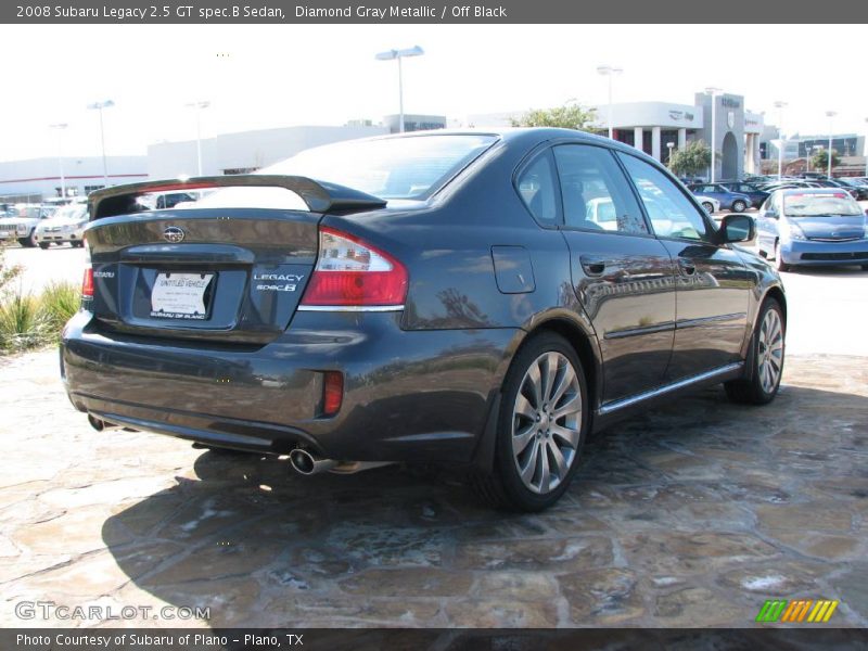 Diamond Gray Metallic / Off Black 2008 Subaru Legacy 2.5 GT spec.B Sedan