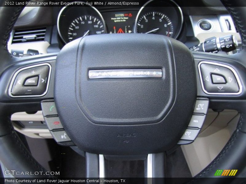Fuji White / Almond/Espresso 2012 Land Rover Range Rover Evoque Pure