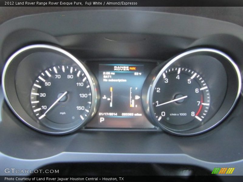Fuji White / Almond/Espresso 2012 Land Rover Range Rover Evoque Pure