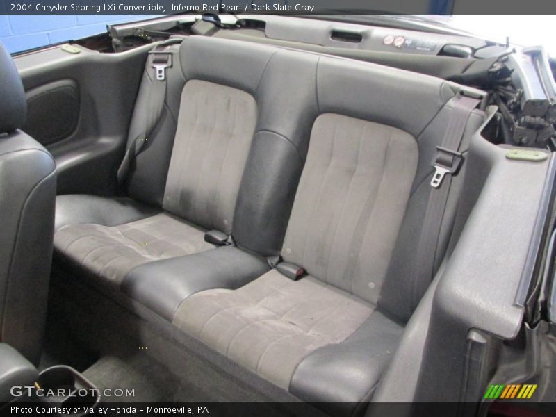 Inferno Red Pearl / Dark Slate Gray 2004 Chrysler Sebring LXi Convertible