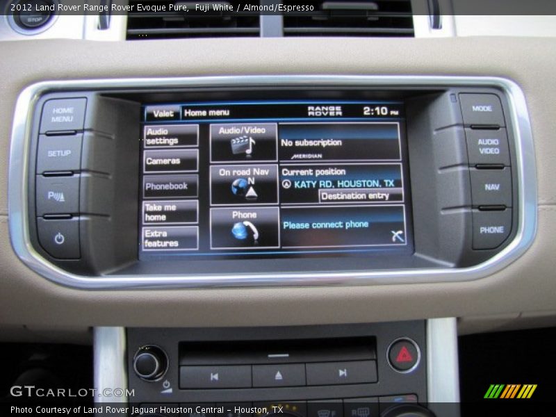 Fuji White / Almond/Espresso 2012 Land Rover Range Rover Evoque Pure