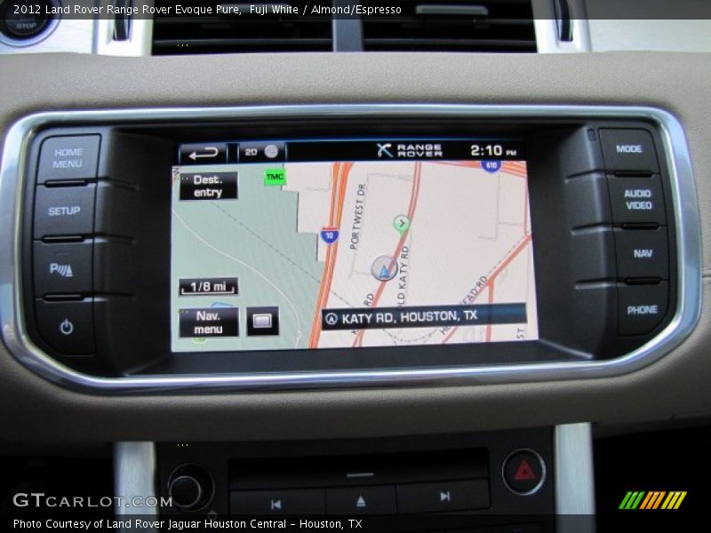 Fuji White / Almond/Espresso 2012 Land Rover Range Rover Evoque Pure