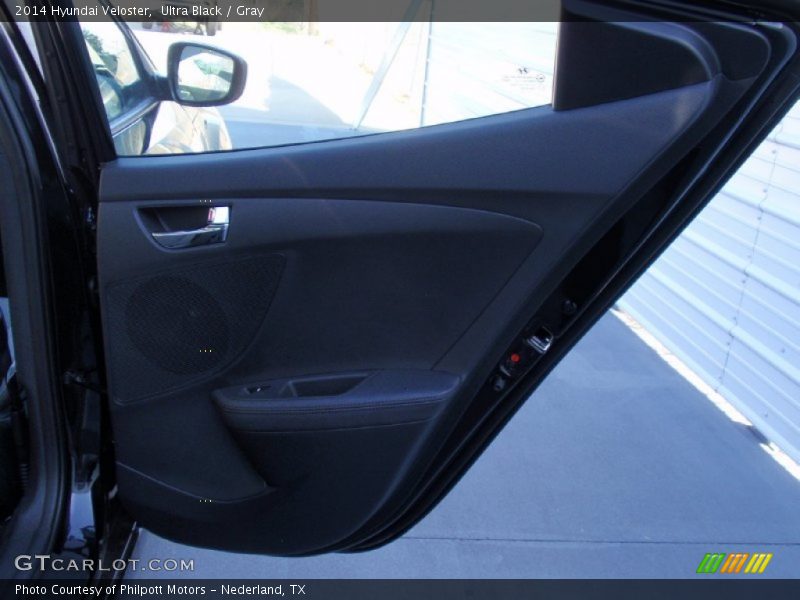 Ultra Black / Gray 2014 Hyundai Veloster
