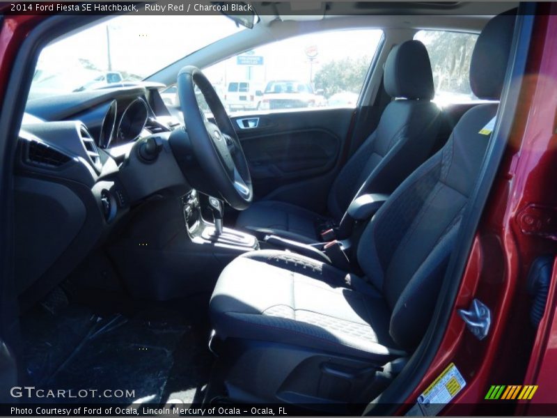 Ruby Red / Charcoal Black 2014 Ford Fiesta SE Hatchback