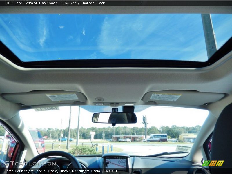 Ruby Red / Charcoal Black 2014 Ford Fiesta SE Hatchback