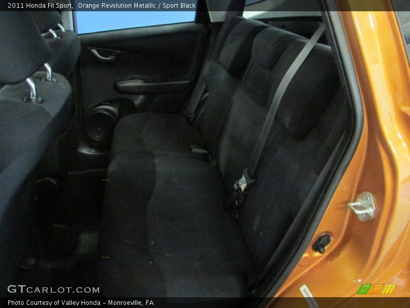 Orange Revolution Metallic / Sport Black 2011 Honda Fit Sport