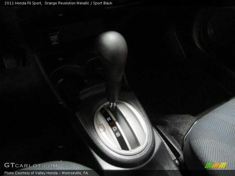 Orange Revolution Metallic / Sport Black 2011 Honda Fit Sport