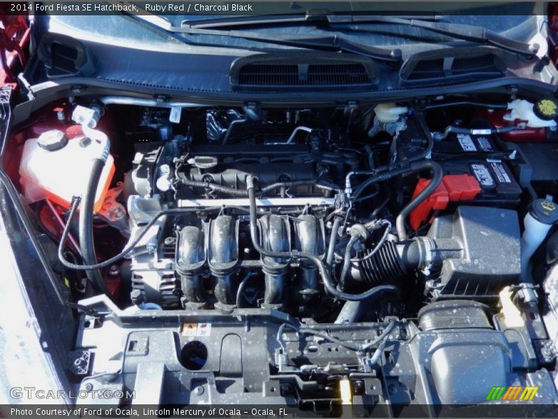 Ruby Red / Charcoal Black 2014 Ford Fiesta SE Hatchback