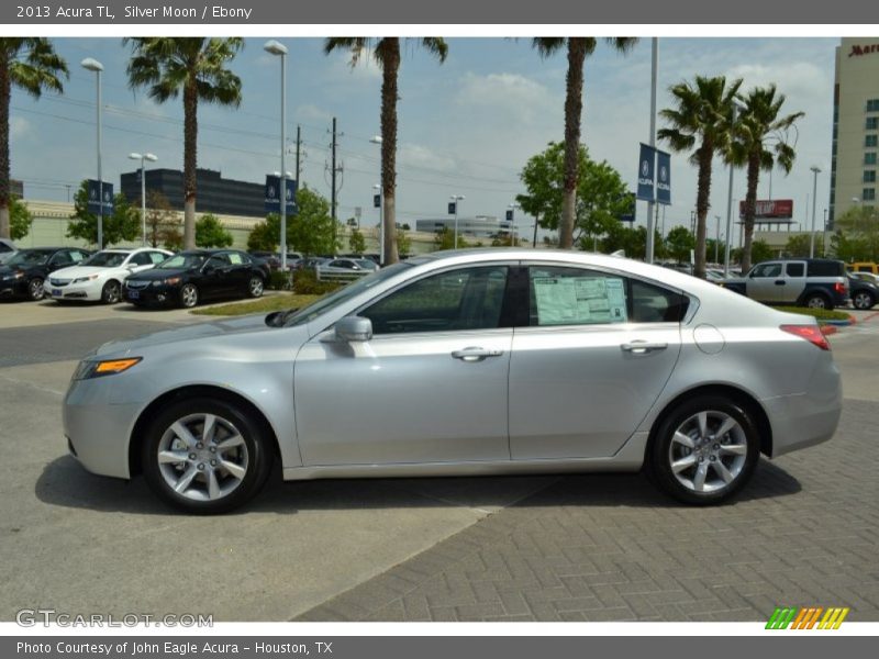 Silver Moon / Ebony 2013 Acura TL