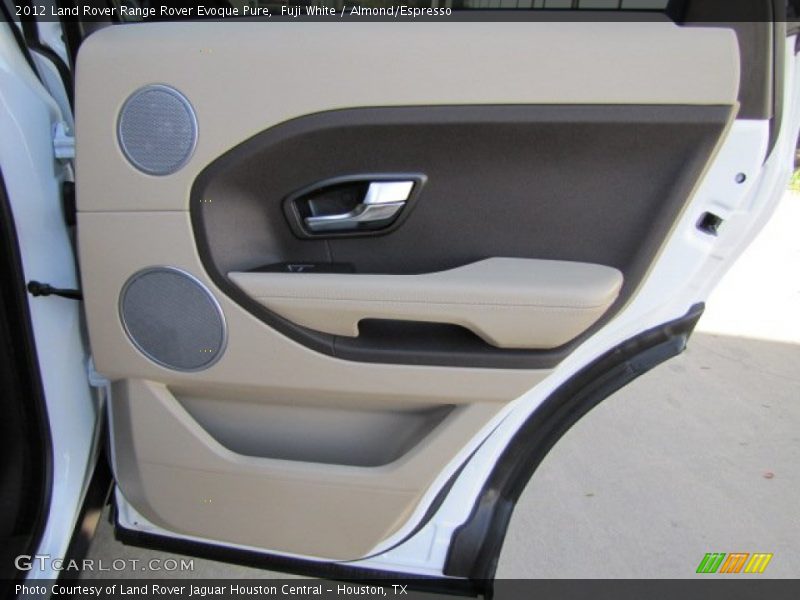 Fuji White / Almond/Espresso 2012 Land Rover Range Rover Evoque Pure