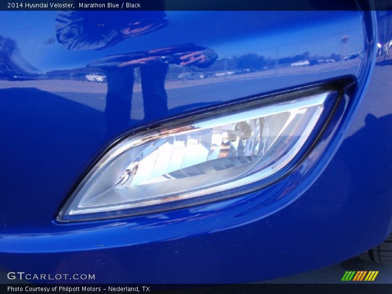 Marathon Blue / Black 2014 Hyundai Veloster