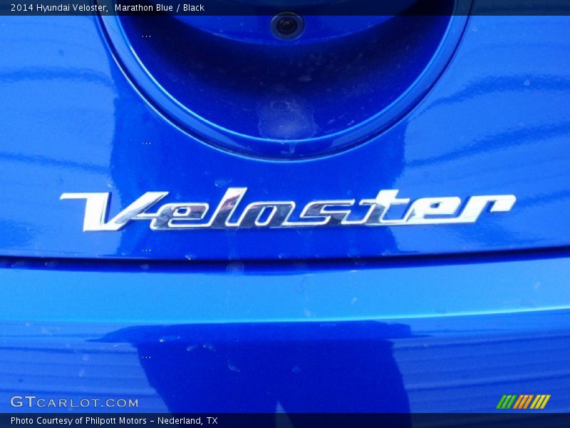 Marathon Blue / Black 2014 Hyundai Veloster
