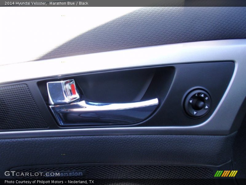 Marathon Blue / Black 2014 Hyundai Veloster