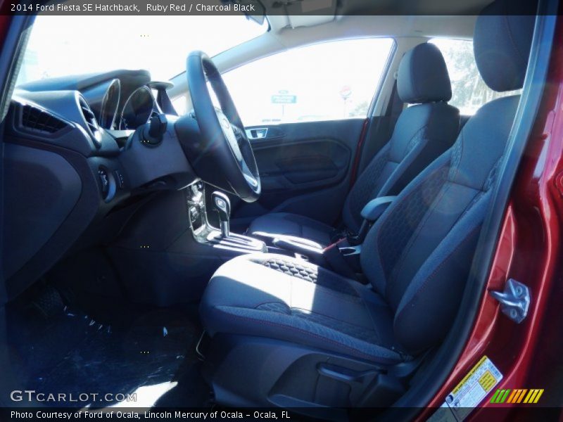 Ruby Red / Charcoal Black 2014 Ford Fiesta SE Hatchback